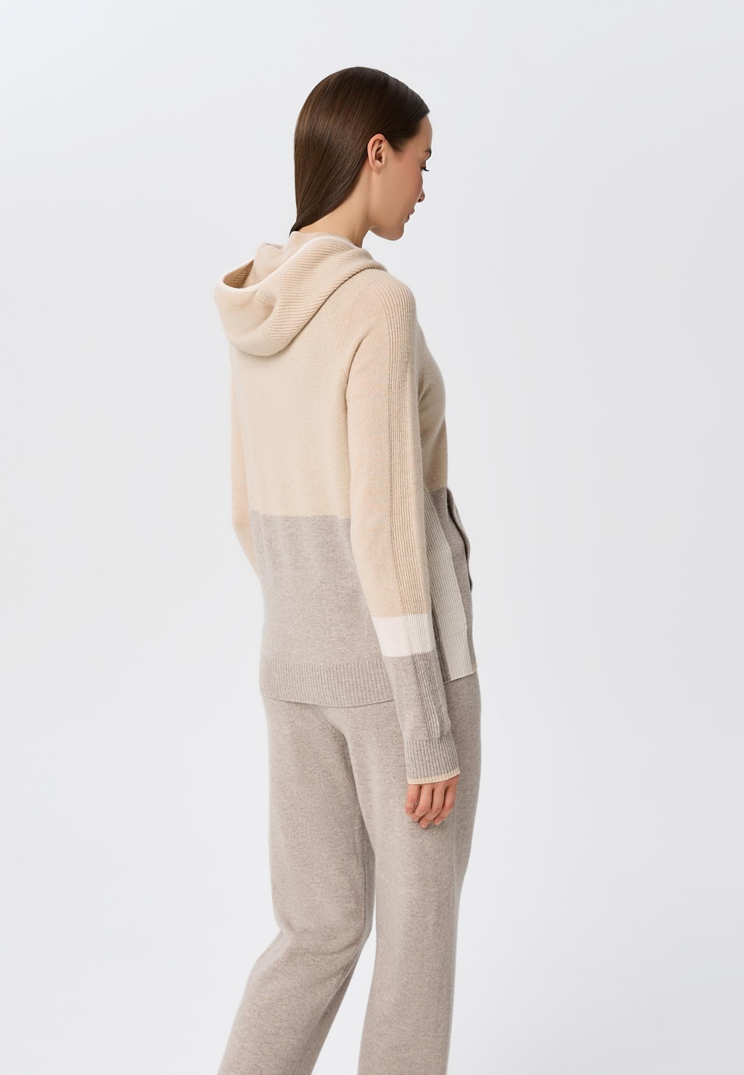 Джемпер з капюшоном із кашеміру